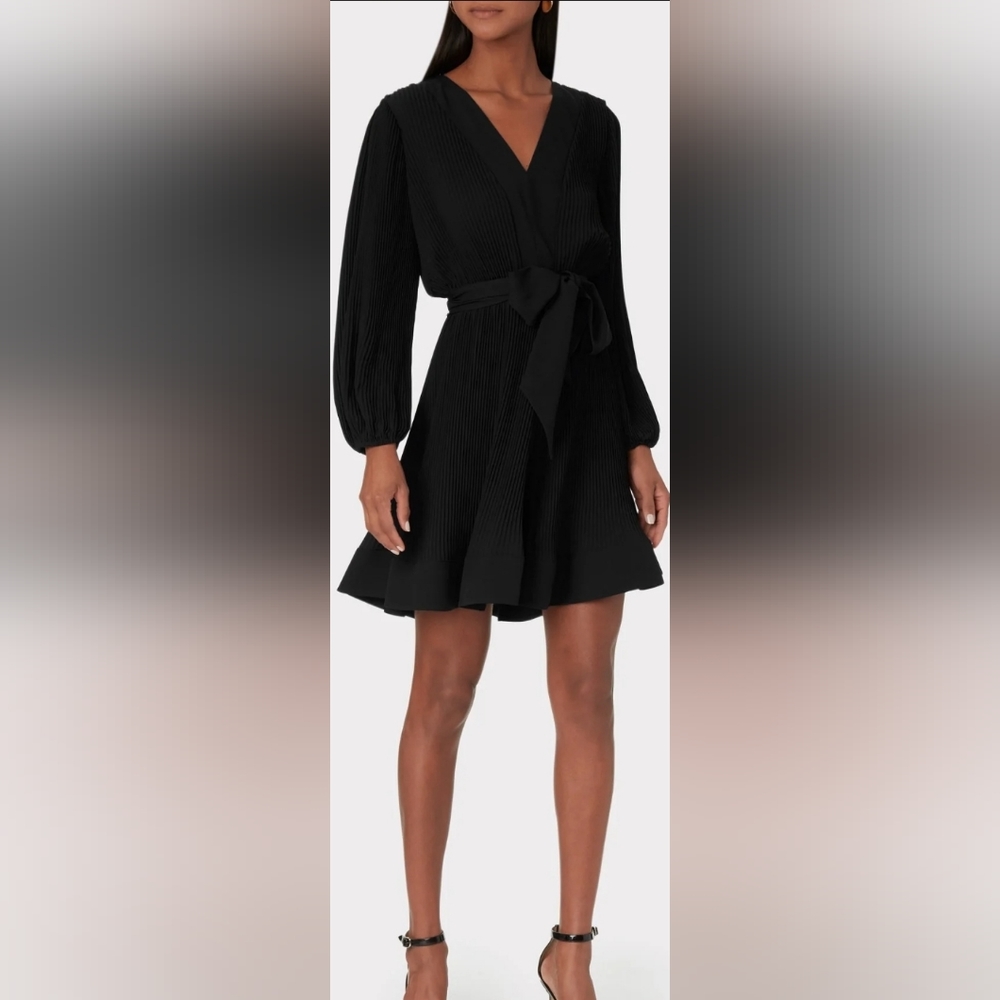 NWT Milly Liv Dress, black. Size 8